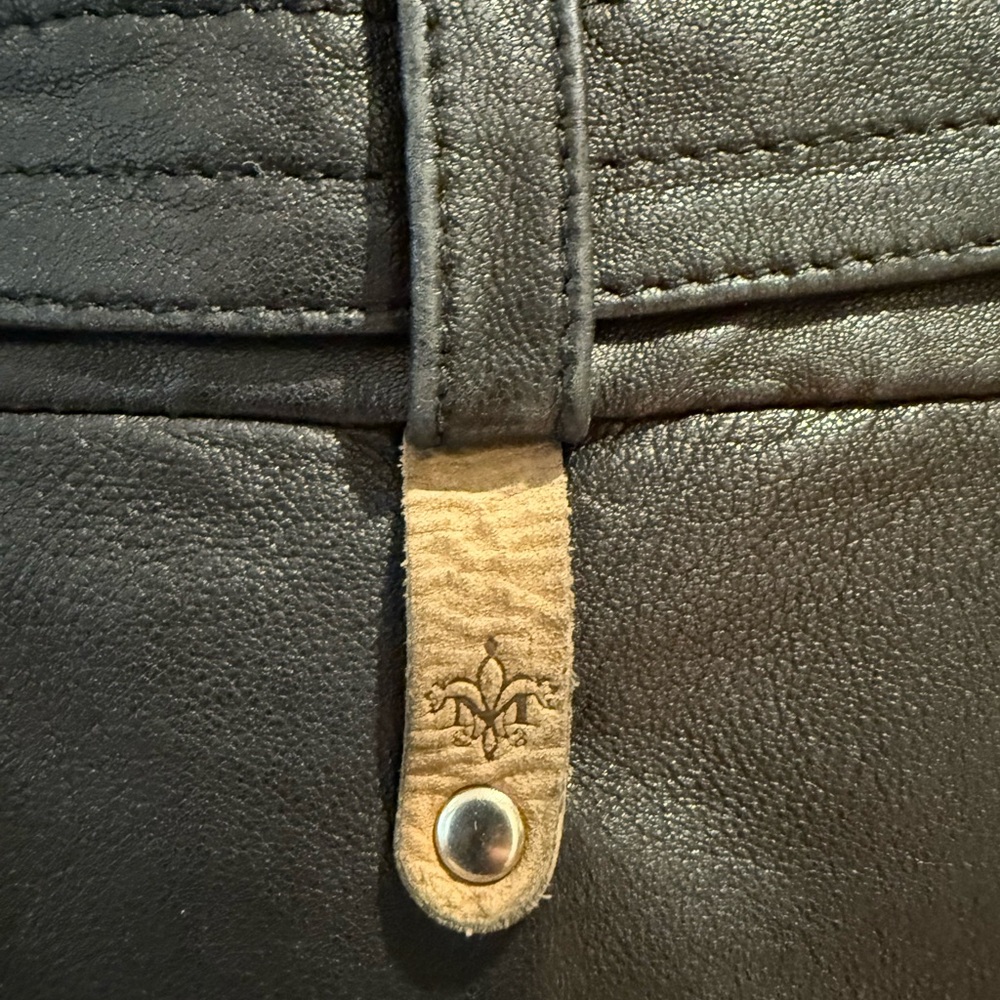 MACKAGE Black Leather Moto Jacket with Quilted Details - Picture 5 of 10